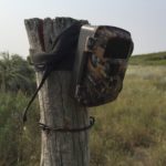 Trail Camera On Fence Post